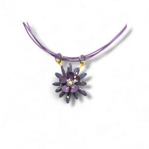 Petite Purple Blossom Pendant