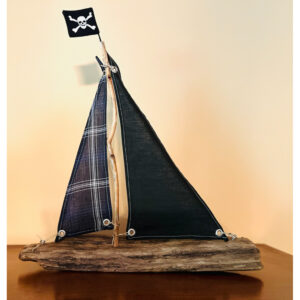 Pirate Ship Driftwood Boat