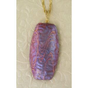 Purple Rose Pendant