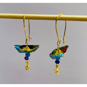 Starfish Boats Origami Earrings