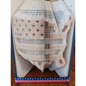 United States Flag Book Art
