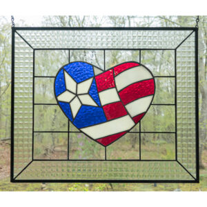 U.S.A. - Stained Glass Panel