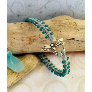 Dragonfly Green Bracelet