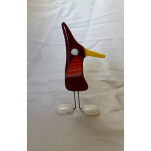 Funny Red Bird w. White Eye