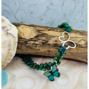 Green Butterfly Bracelet