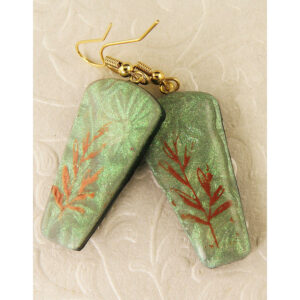 Green & Leaves Earrings