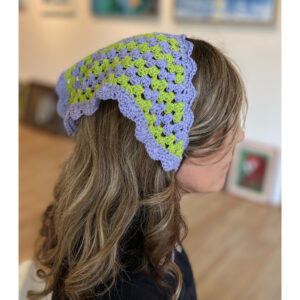 Lime & Lavender Granny Kerchief