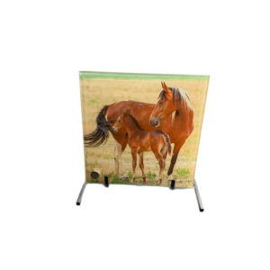 Mother's Love Standing Glass Panel