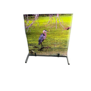 Peaceful Standing Glass Panel