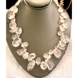 Pink Crystal Cave Necklace