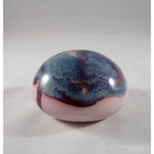 Pink and Blue Paperweight