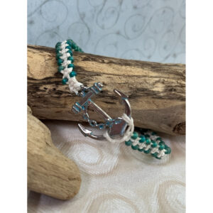 Teal Anchor Bracelet