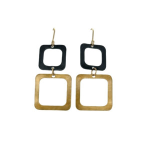 Two Square Earrings