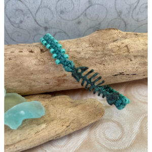 Verdigris Fish Bracelet