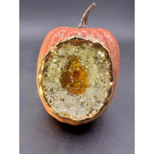 Burnt Sienna Geode Pumpkin
