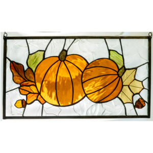Celebrate Autumn Glass Panel
