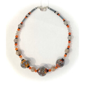 Coral Feather Necklace
