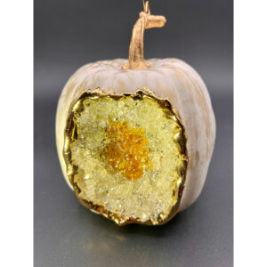 Farmhouse Geode Pumpkin