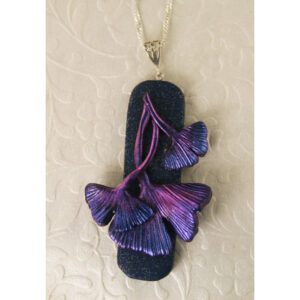 Ginkgos in Autumn Moonlight Pendant