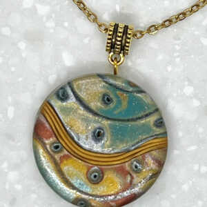 Gold Runs Through It Pendant