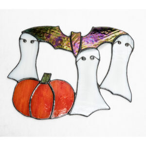 Halloween Glass Panel