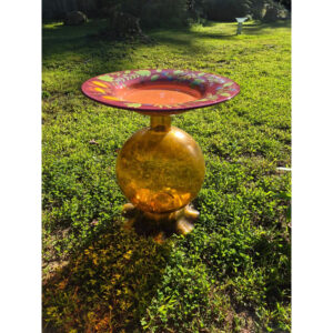Harvest Birdbath