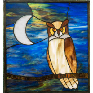 Night Owl Glass Panel