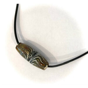 Olive Feather Pendant