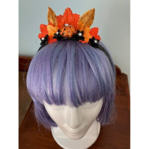 Polk-a-dot Pumpkin Headband