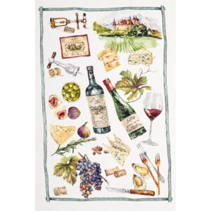 Red Wine Tea Towel
