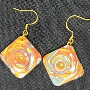 Swirls Squared Earrings
