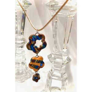 Tri-Flower Dangle Pendant