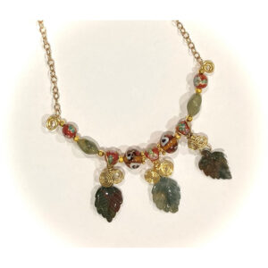 Whispering Winds Leaf Necklace